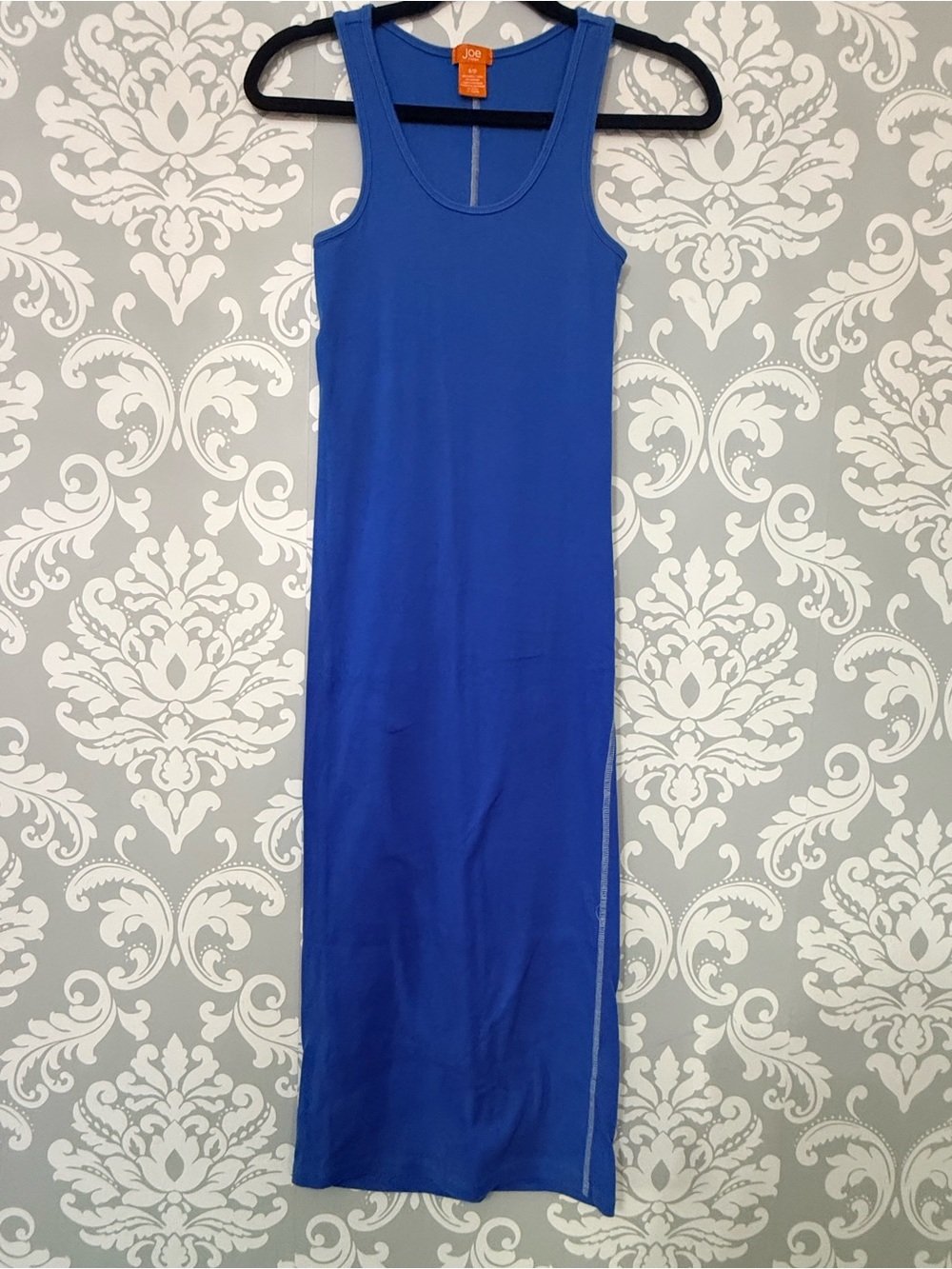 💫4/$25 • Joe Fresh Sleeveless Royal Blue Ribbed Tank Maxi Dress
